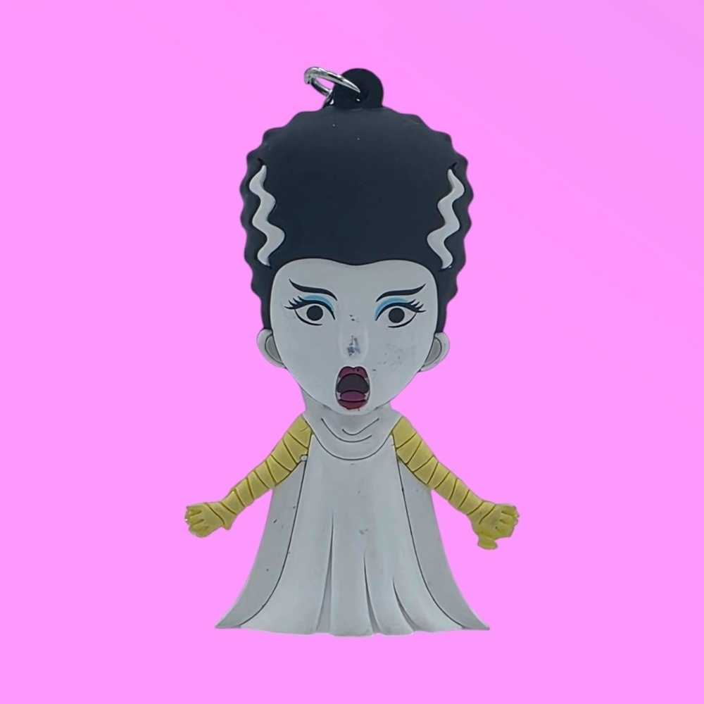 Universal Monsters Bride of Frankenstein Bag Clip Keychain